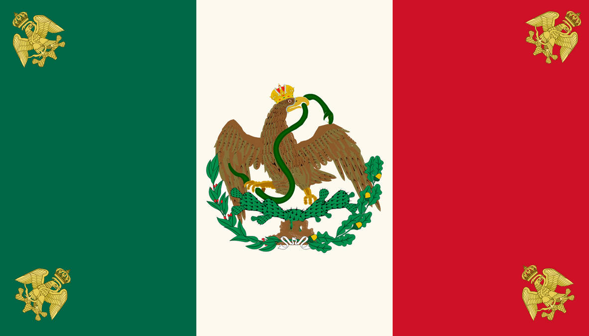 Flag of the Third Mexican Empire by FinerSkydiver on DeviantArt