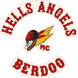 Hells Angels Motorcycle Club Vintage Patches