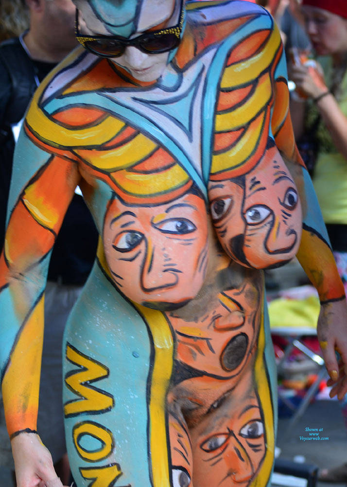 body painting pictures new york