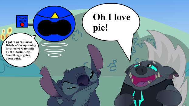 Stitch Suspicious About Grubber