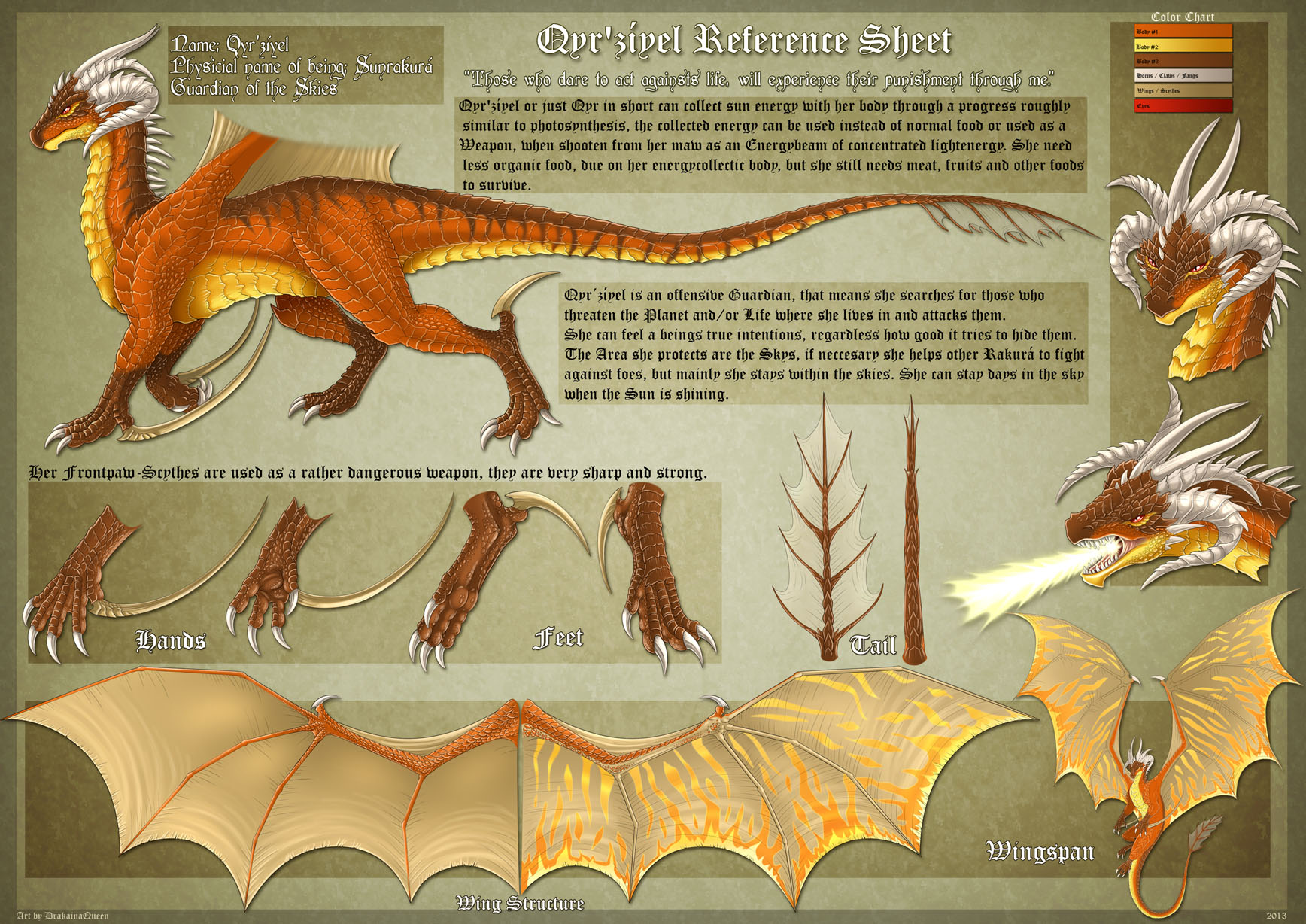 Dragoness Ref Sheet