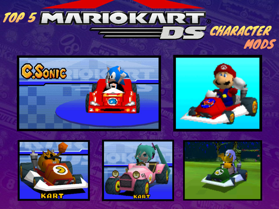 Top 5 Mario Kart DS Character Mods! by WeegeeDoll on DeviantArt