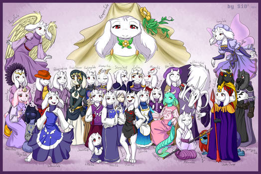 All (almost) AUs with Toriel