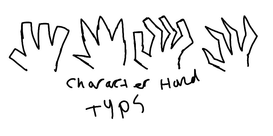 Three Hand Types Hand Types by leechens on DeviantArt
