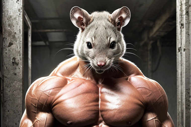 Two Buff Rats Bodybuilder Rat-mage-space by skullkidAIart on DeviantArt