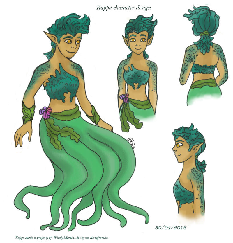 Kappa Deviantart Kappa Character Design by Atrixfromice on DeviantArt
