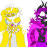 Light Ray and Darkstar (redesigns/True forms)