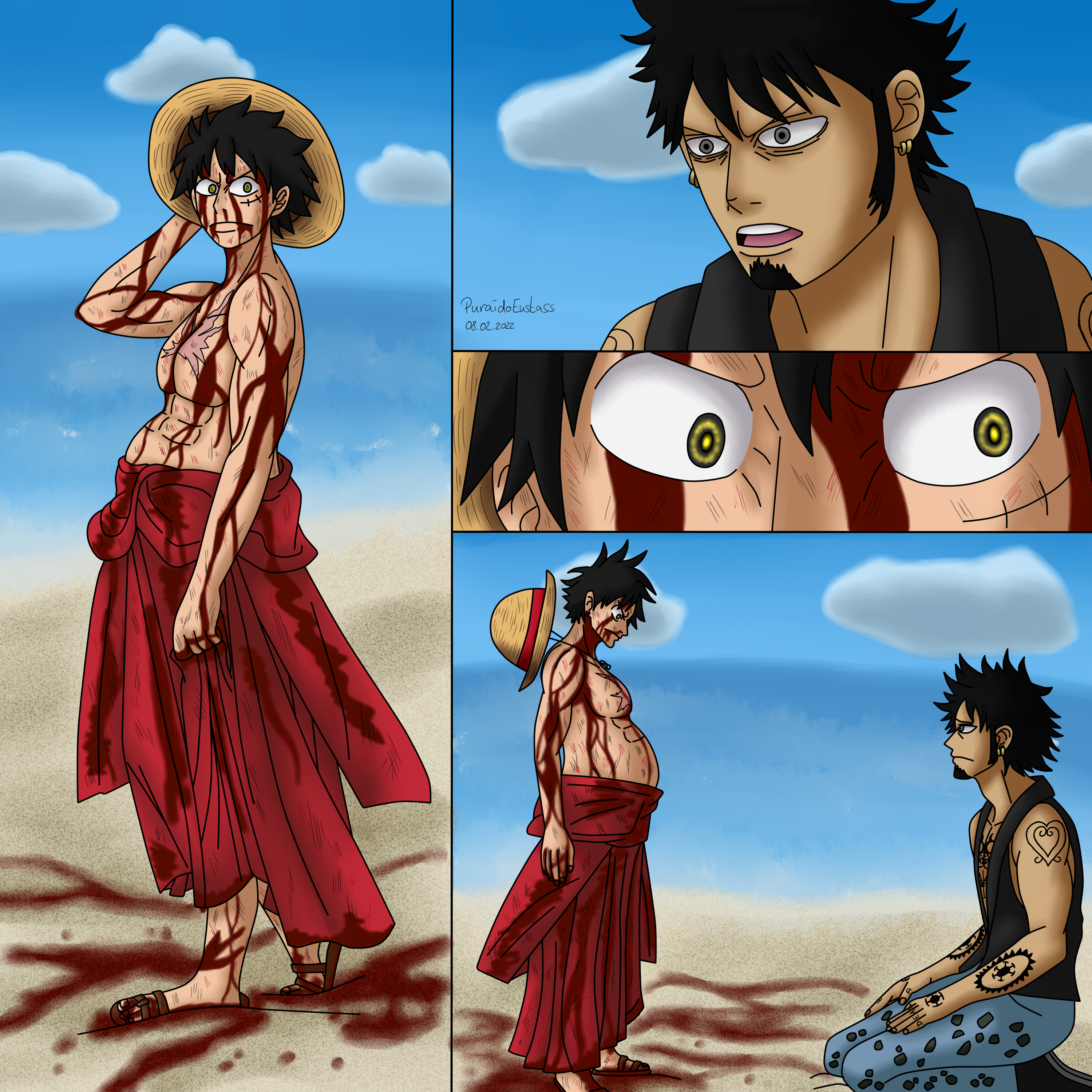 One Piece] Complete Submission (day version) by PuraidoEustass on DeviantArt