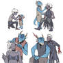 The drow and the dragonborn...