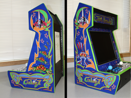 Galaga Themed Bar-top Arcade - Completed Cabinet