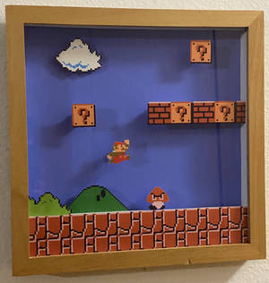 Mario 1-1 Shadowbox