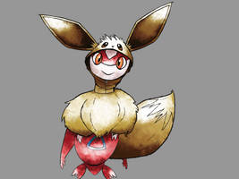 Latias in Eevee hoodie