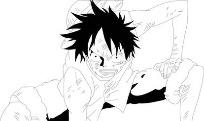 Luffy Gear Second Line Art