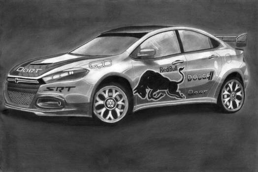 Dodge This DART R/T Special edition Pencil Sketch