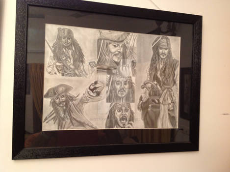 Jack Sparrow Original Framed