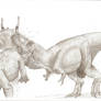 Dino Duels: Tyrannosaurus vs Triceratops