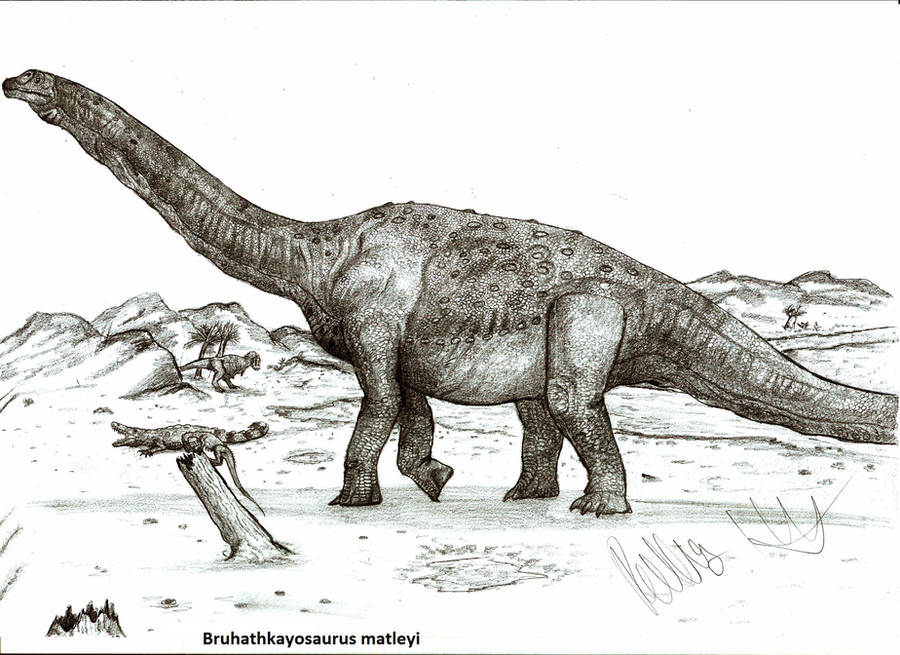 Bruhathkayosaurus matleyi by Teratophoneus