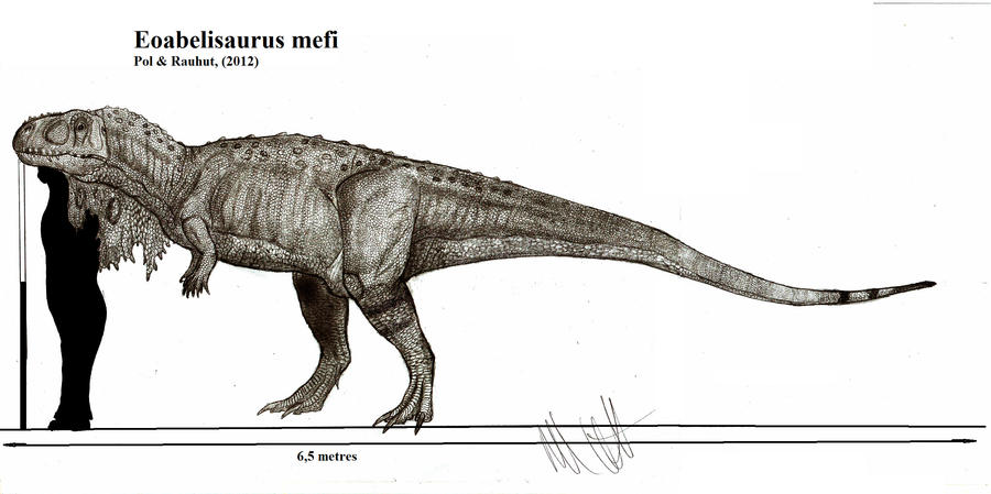 Eoabelisaurus mefi by Teratophoneus