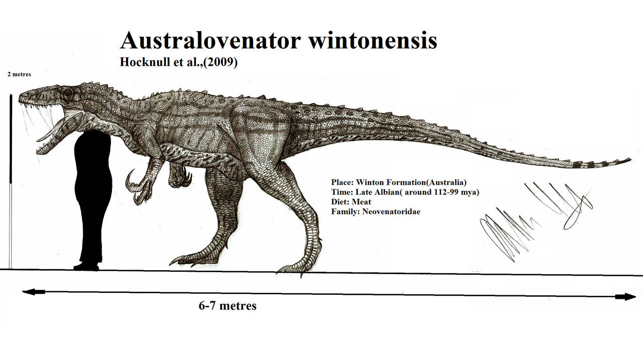 Australovenator wintonensis by Teratophoneus