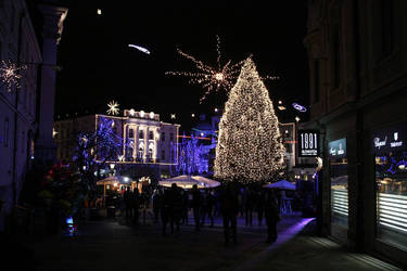 Ljubljana in lights