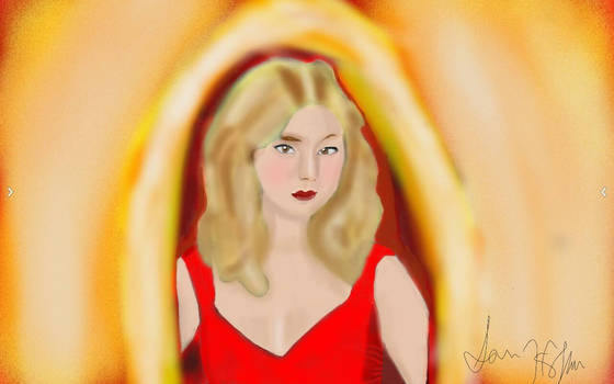 Emily Thorne digital sketch