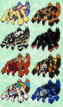 Pokemon variations: Galvantula