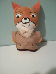 Fantastic Mr Fox Mini Plushie by snowtigra