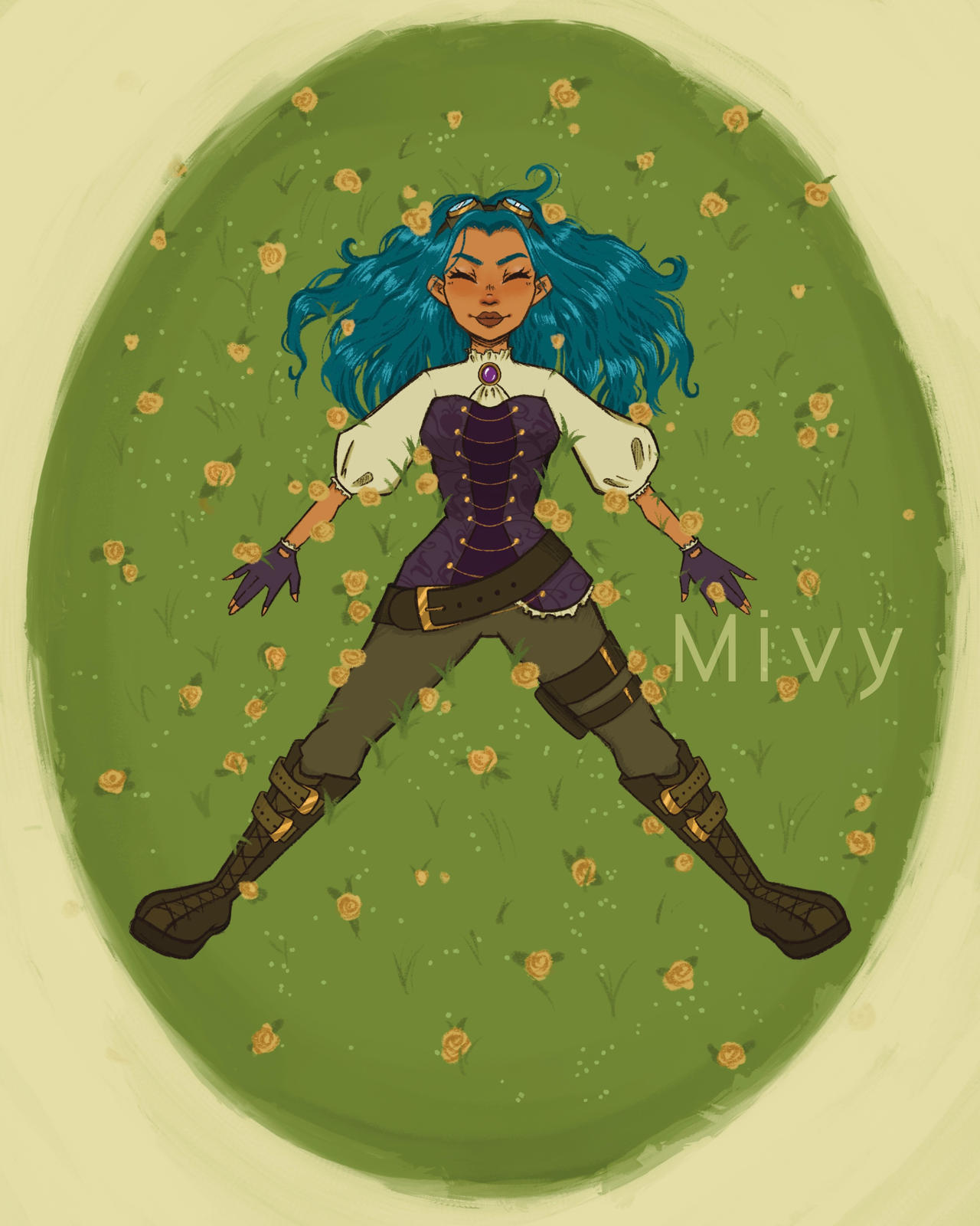 Steampunk Blue by MsMivy on DeviantArt