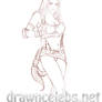 sketch Tifa Lockhart  FF7