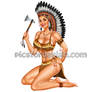 Indian girl pin-up