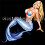 blonde mermaid
