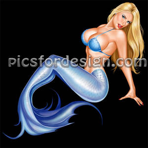 blonde mermaid