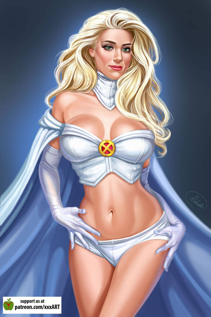 Emma Frost color by rzhevskii on DeviantArt.