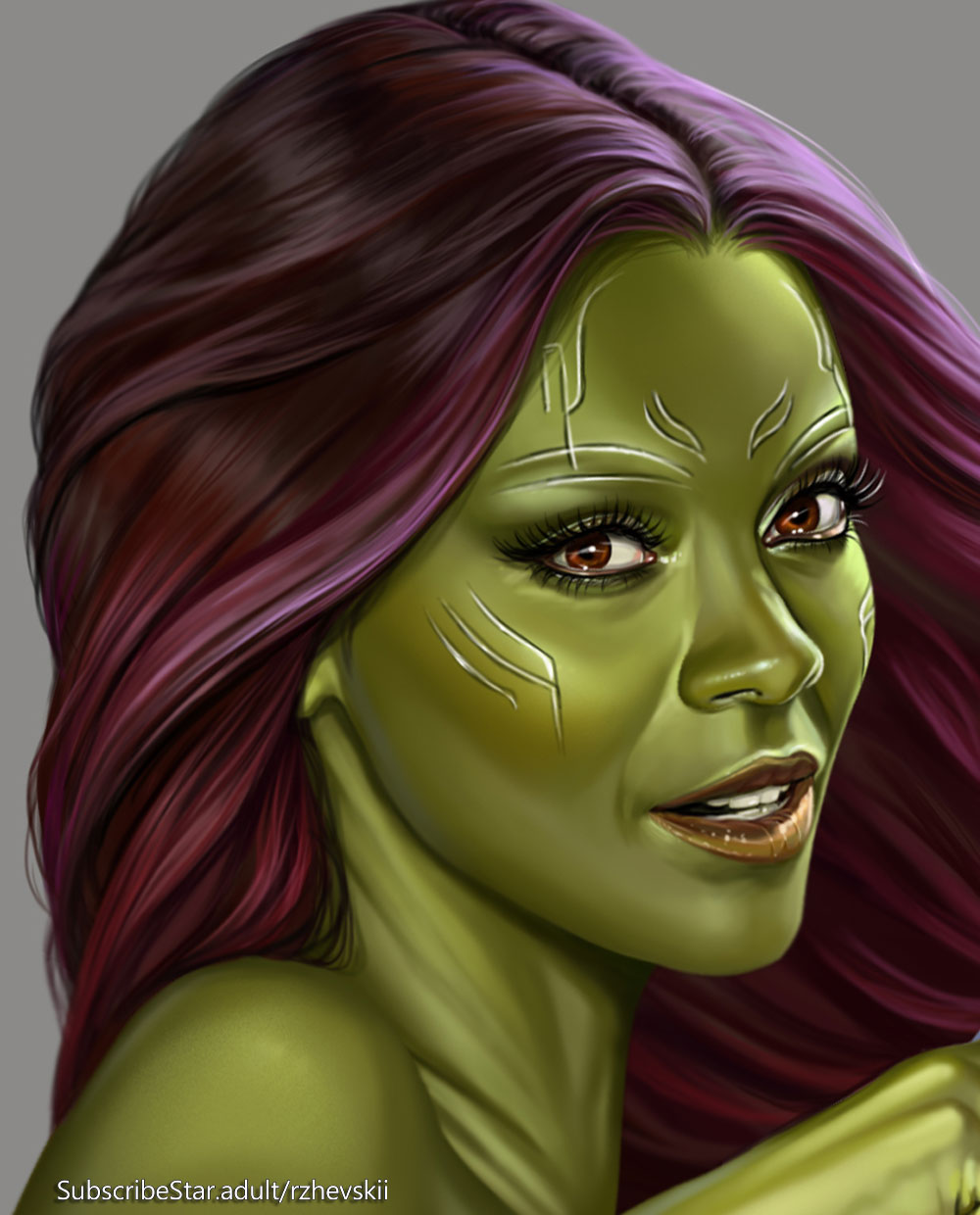 Gamora face
