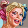 Harley Quinn face