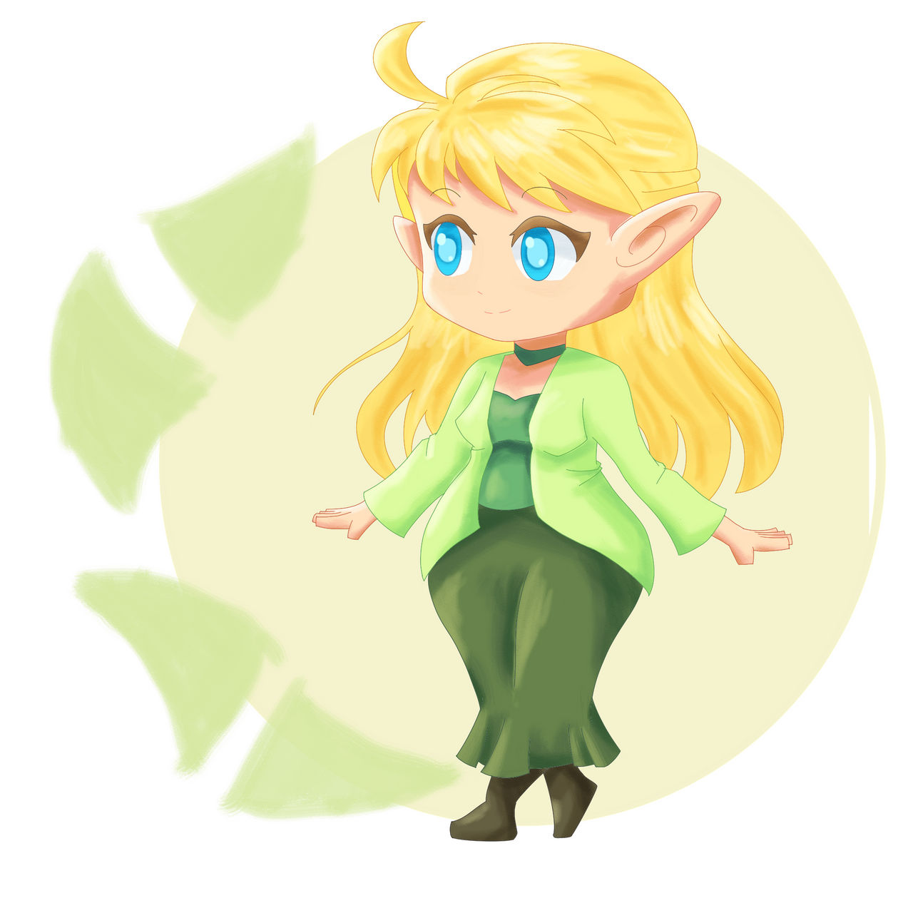 Female Elf Peasant by Bsyong on DeviantArt