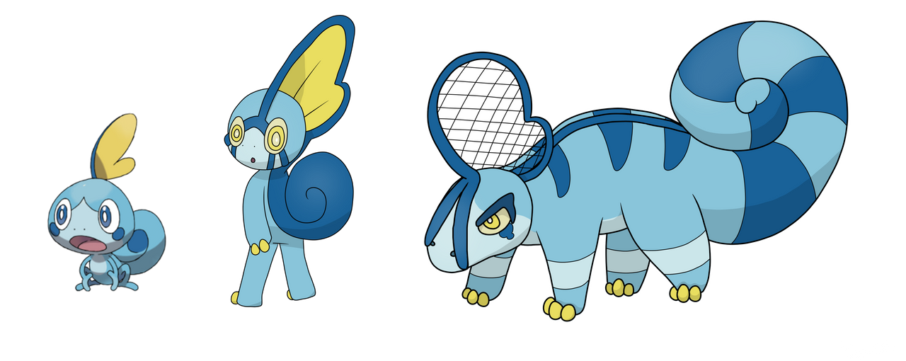 Sobble Evolution (Fakemon) by YaraDB on DeviantArt