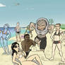 Mass Effect Crew on vacation