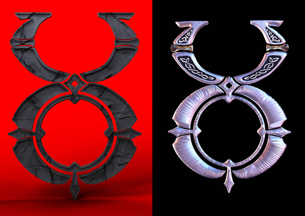 Ultima Graphics Style Hard Surface and Sculpt of Ultima Online Logo WIP by IceNeuro on DeviantArt