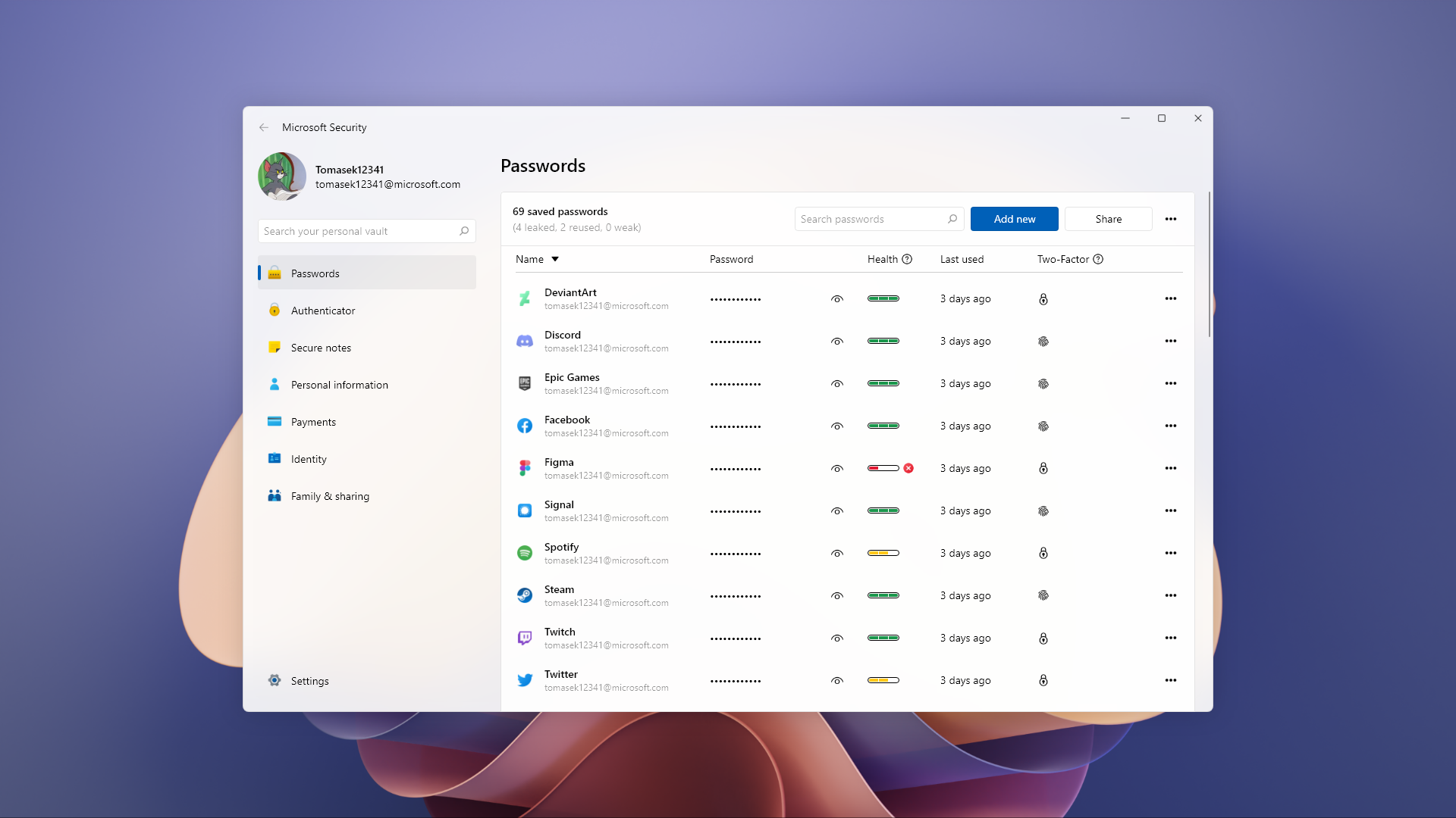Microsoft Security - Passwords - Light by Tomasek12341 on DeviantArt