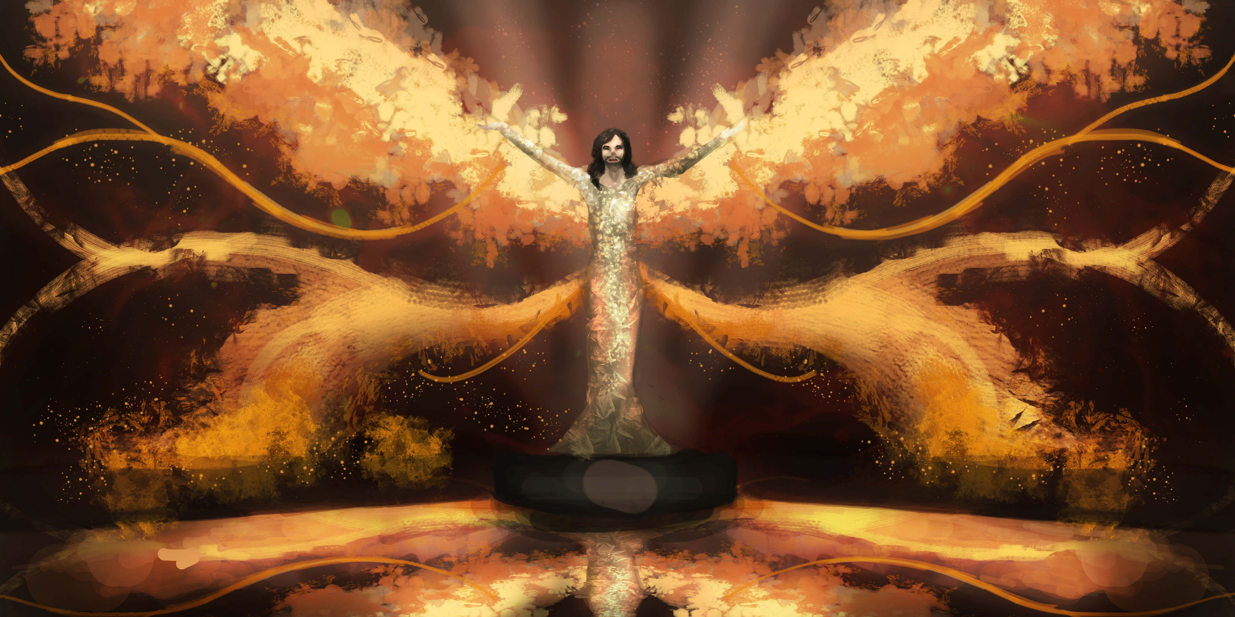Conchita Wurst Rise Like A Phoenix By Jeruel03 On Deviantart