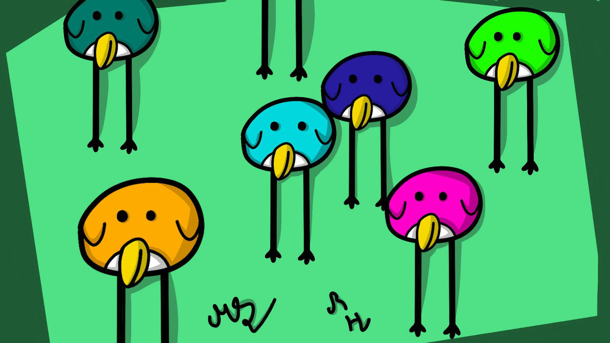 Flock Step (Rhythm Heaven Fever) by M4ri0Art on DeviantArt