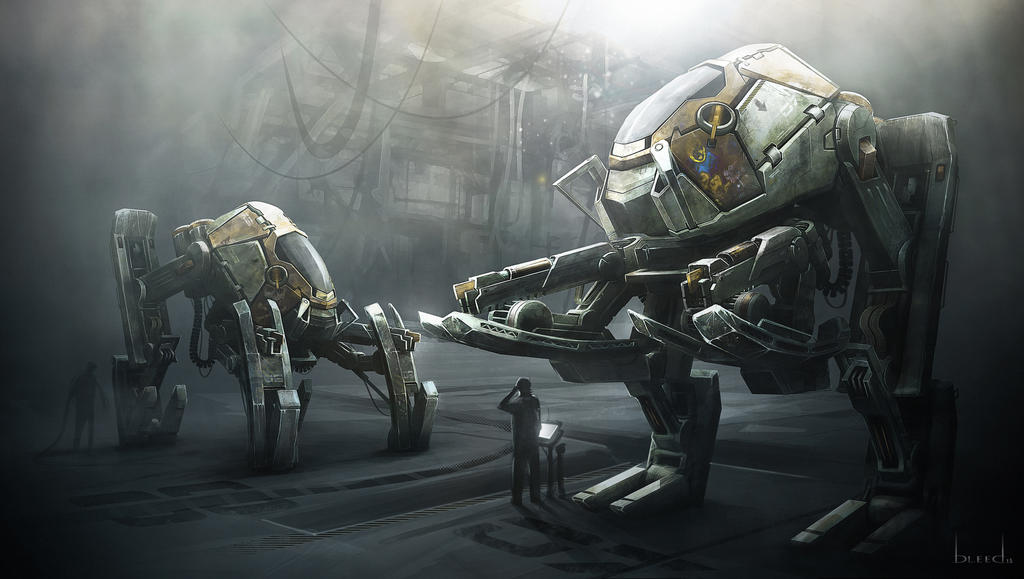 Mech Factory by blee-d on DeviantArt