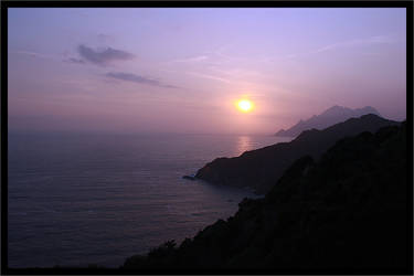 Sunset in Corsica