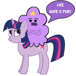 Like, move it pony.