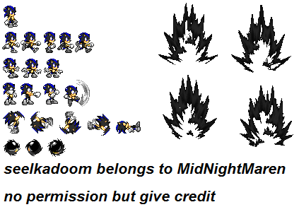 seelkadoom the hedgehog sprite sheet by mrsupersonic1671