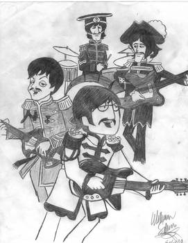 Sgt Pepper Beatles Cartoon