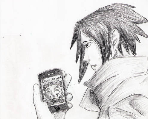 Sasuke's iphone