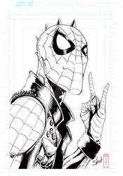 Punk Rock Spider-Man by Skoot Starnes 