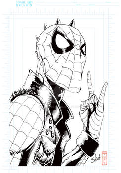 Punk Rock Spider-Man by Skoot Starnes 